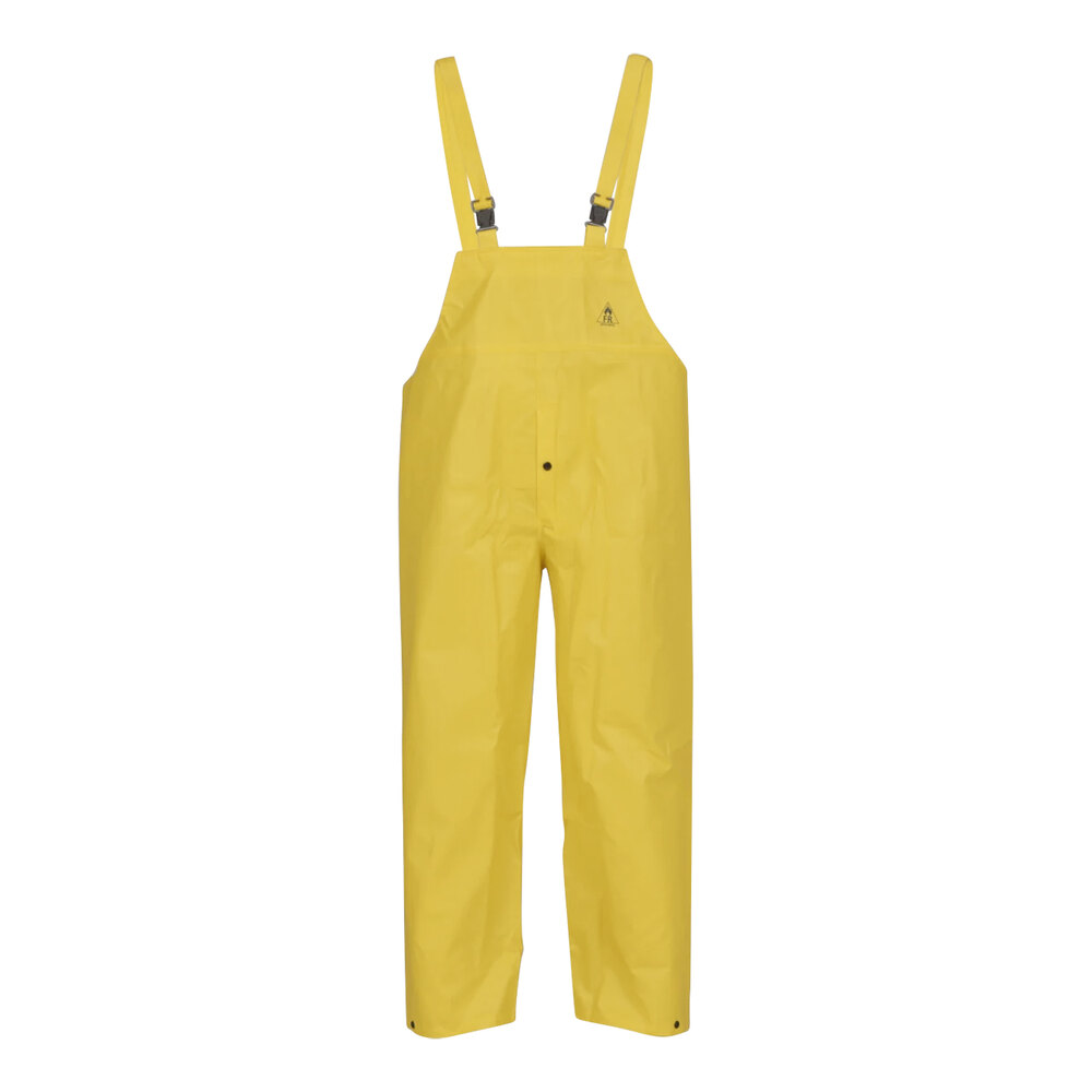 Tingley DuraScrim Yellow Overalls with Snap Fly Front O56107