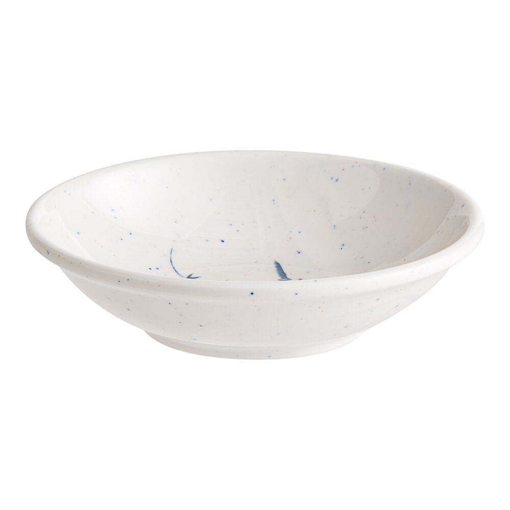 Acopa Biru 2 oz. Round Melamine Sauce Dish - 48/Case