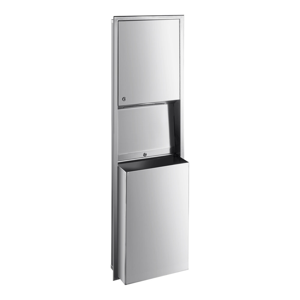 Commercial Paper Towel Holder Dispenser Wall Mount, Stainless Steel Bathroom Paper Towel Holder Toilet Paper Napkin Holder C Fold Multifold Trifold Paper Towel Dispenser Hand Towel Dispenser