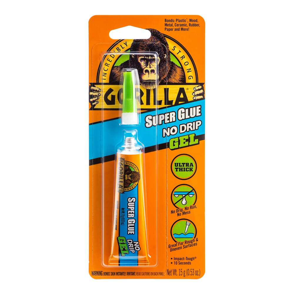 Gorilla 15 Gram No-Drip Super Glue Gel