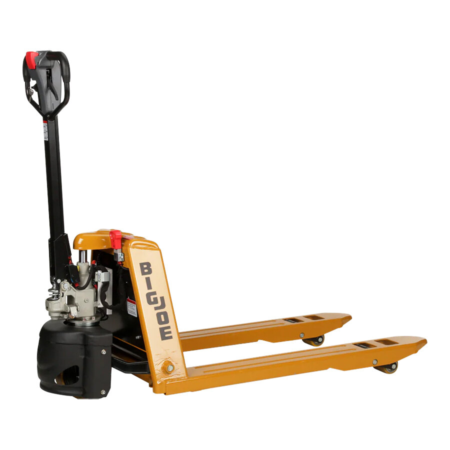 Big Joe Semi-Electric Pallet Jack with Manual Lift Pump P33 - 3,300 lb ...