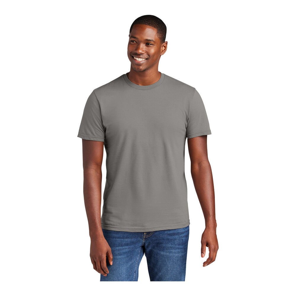 District Very Important Tee DT6000 Unisex Customizable Gray Short ...