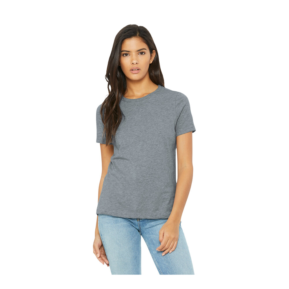 Bella + Canvas BC6400CVC Women's Customizable Athletic Heather Short ...