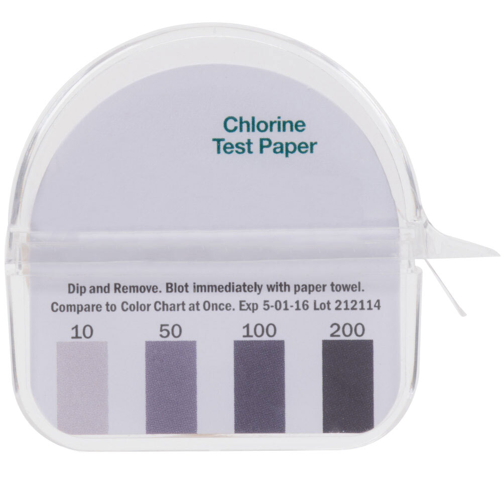 15' Chlorine Sanitizer Test Kit