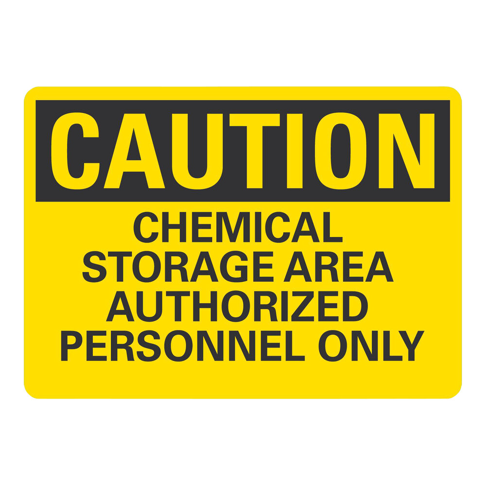 Lavex 10" x 7" Engineer-Grade Reflective Adhesive Vinyl "Caution ...