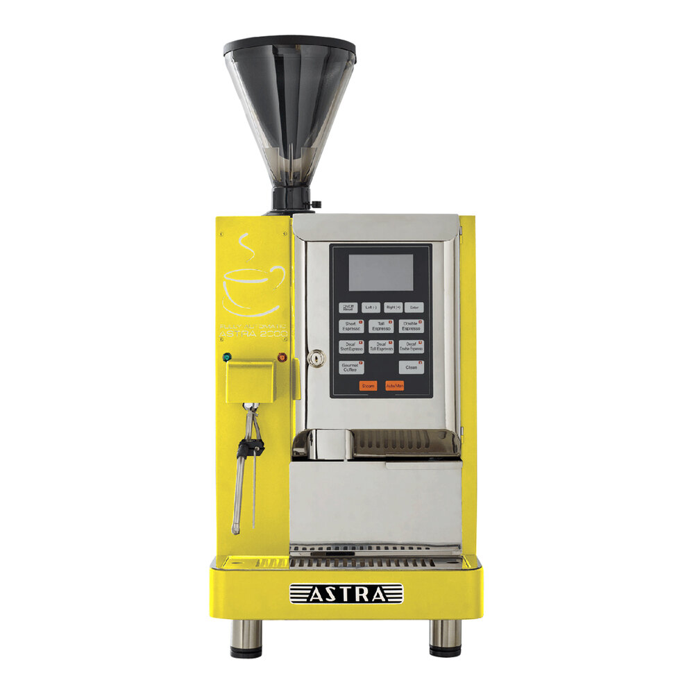 Astra A-2000-1-YL A2000 Gloss Yellow Super Automatic Espresso