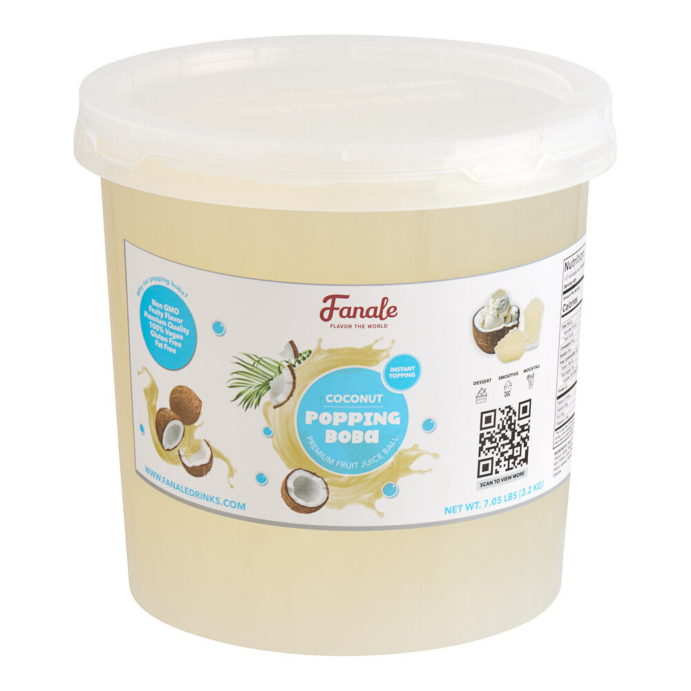 Fanale Coconut Popping Boba 7.05 lb. - 4/Case