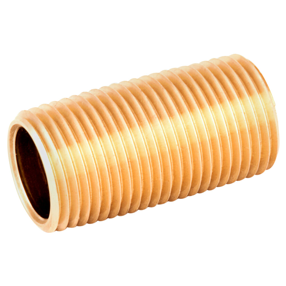 T&S 01335720 Unplated Brass Supply Nipple for B0230K Faucets