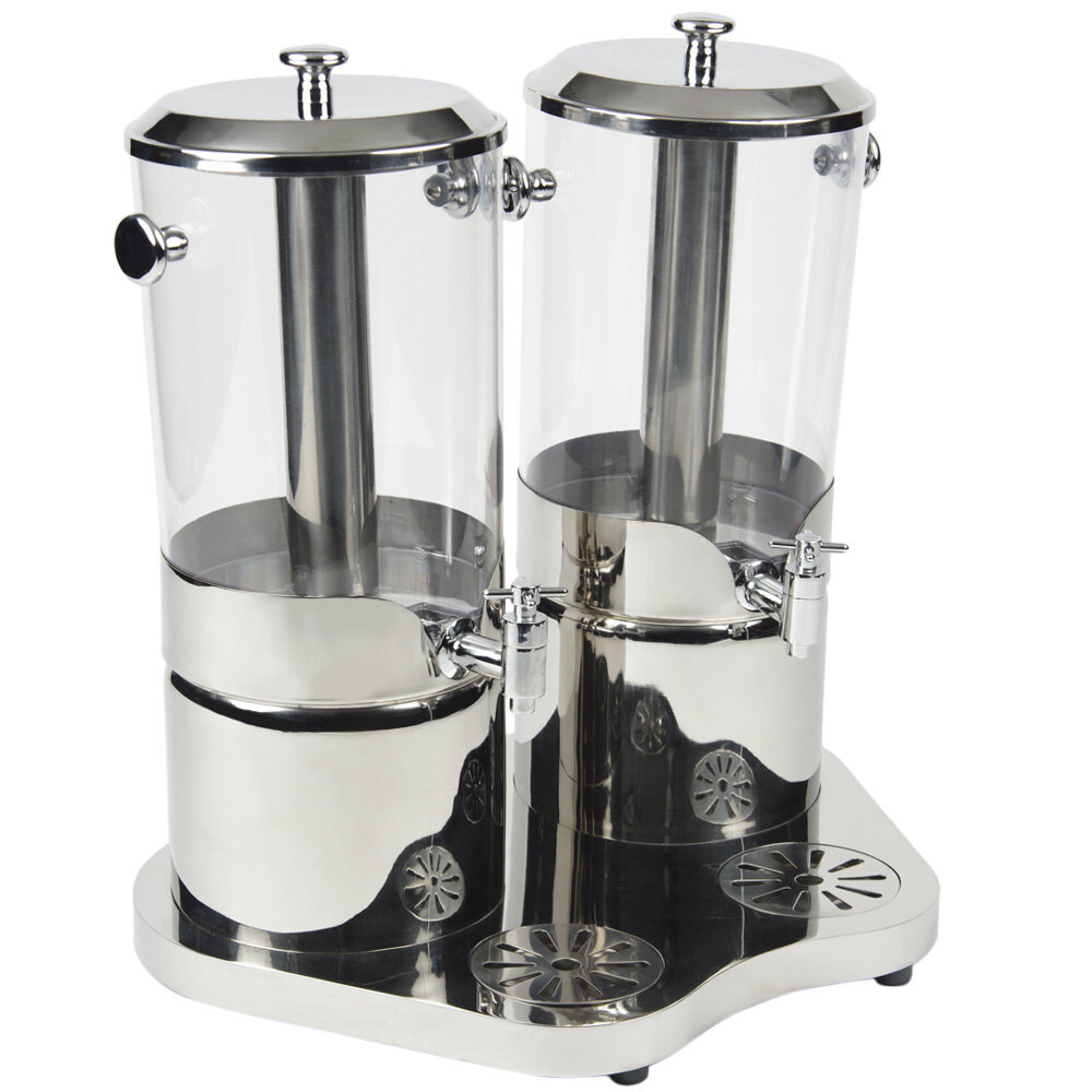 Bon Chef 40506 4 Gallon Double Juice Dispenser