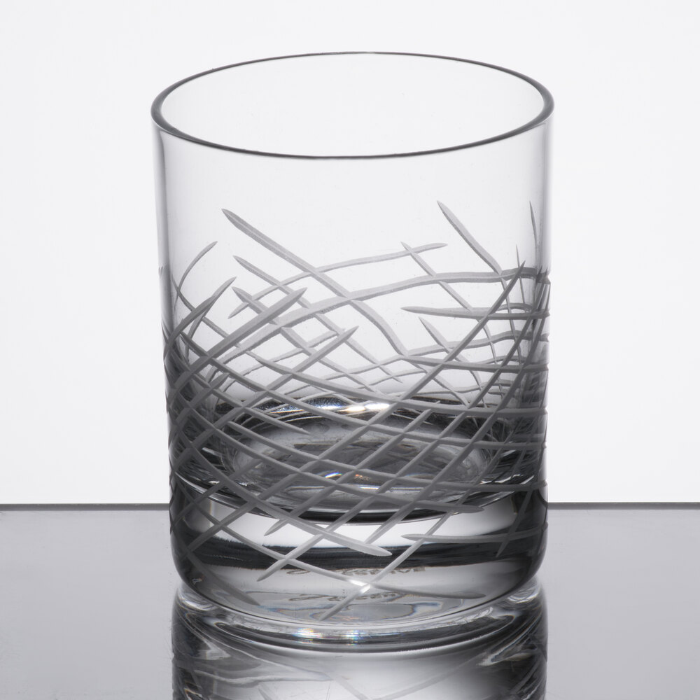 Reserve by Libbey Renewal 9 oz. Crosshatch Rocks / Old Fashioned Glass ...