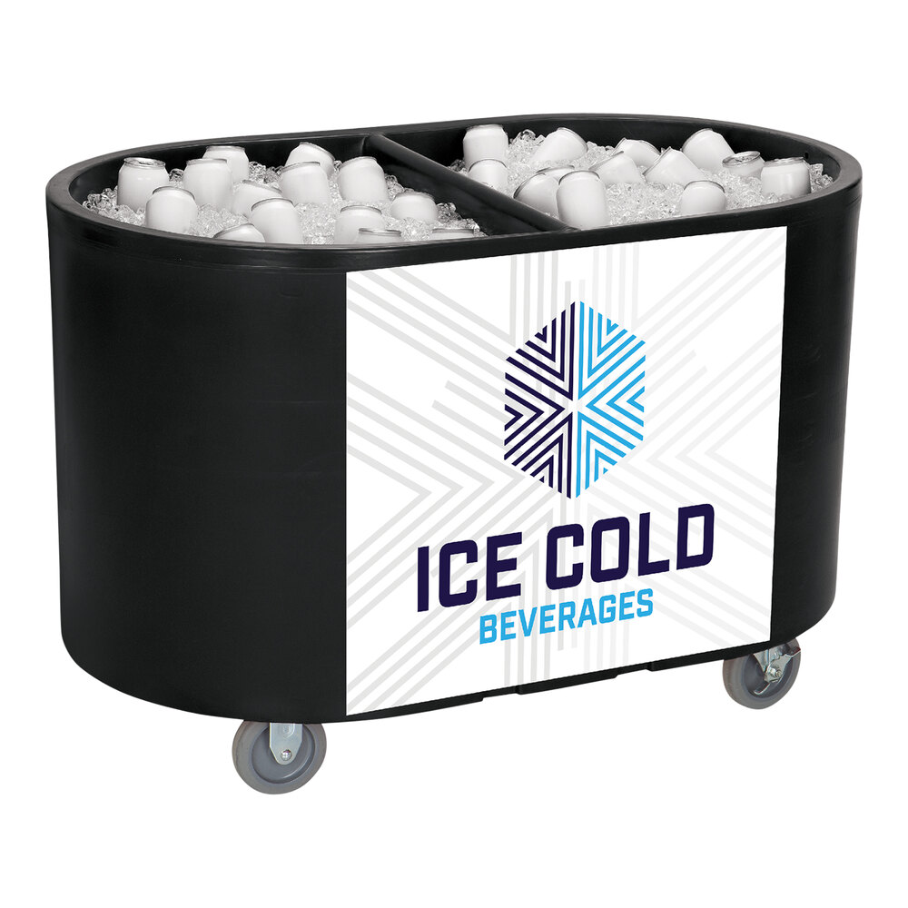 IRP Black Texas Tanker 3501549 Portable Insulated Ice Bin / Beverage ...