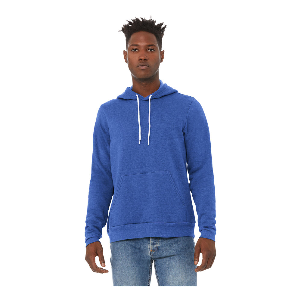 Bella Canvas Men's Combed Ring-Spun Jersey T-Shirt - Large, Navy, Soft Cotton Tee
