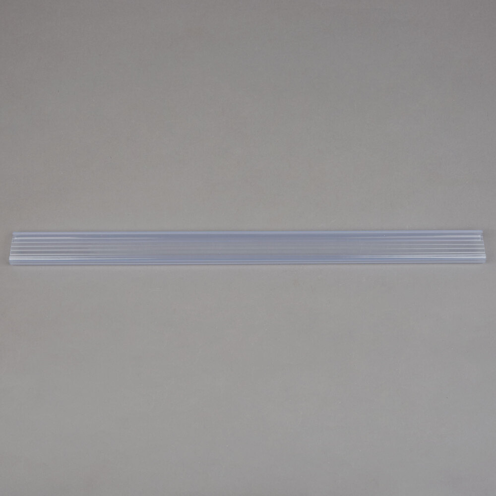 Metro 9990CL2 Plastic Label Holder Clear 19 Length x 1-1/4 Width