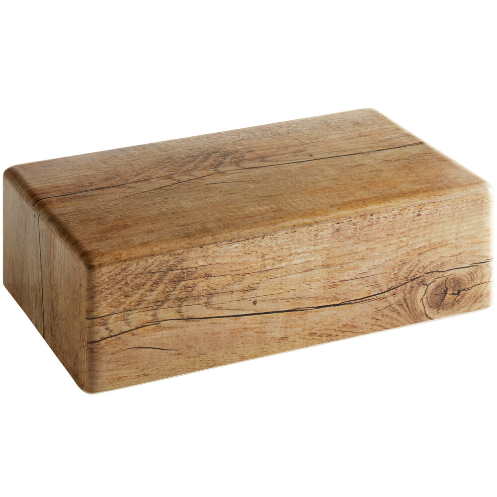 Elite Global Solutions M1063 Fo Bwa Rectangular Faux Driftwood Melamine ...