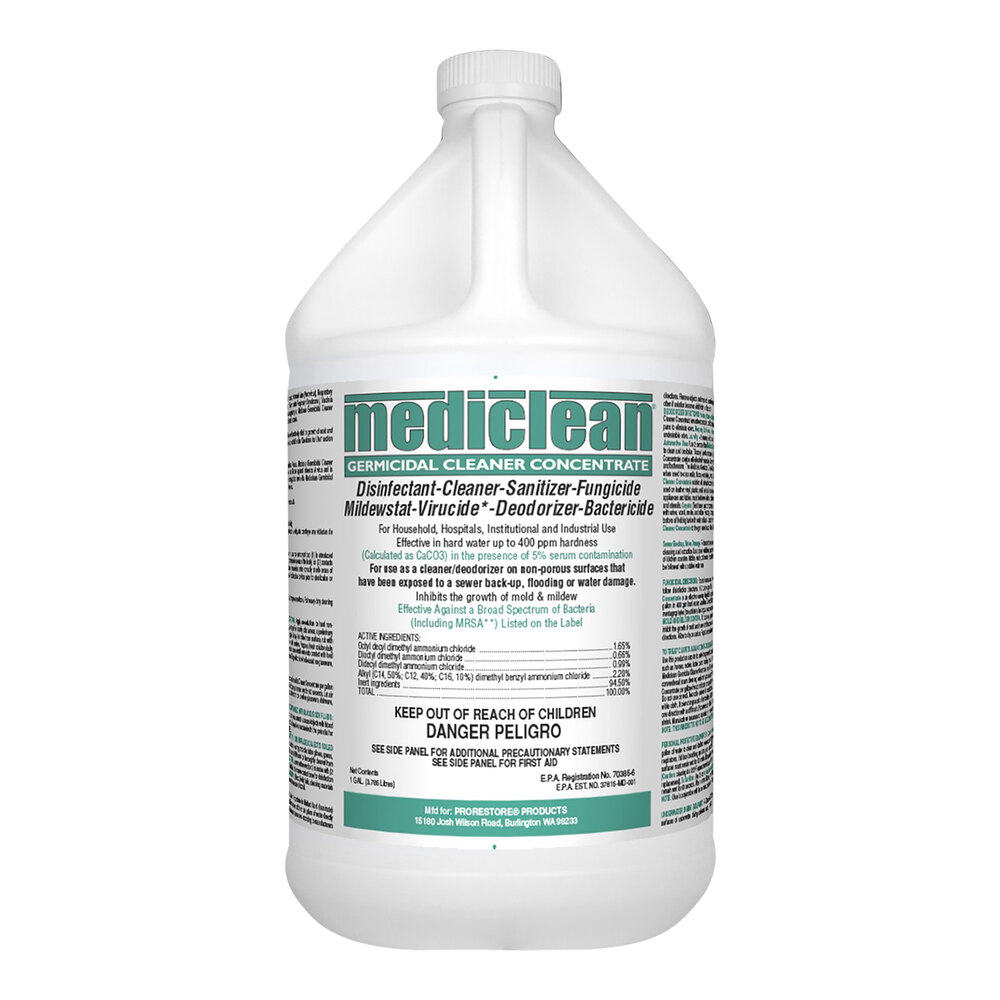 Mediclean 109159 1 Gallon / 128 oz. Concentrated Germicidal
