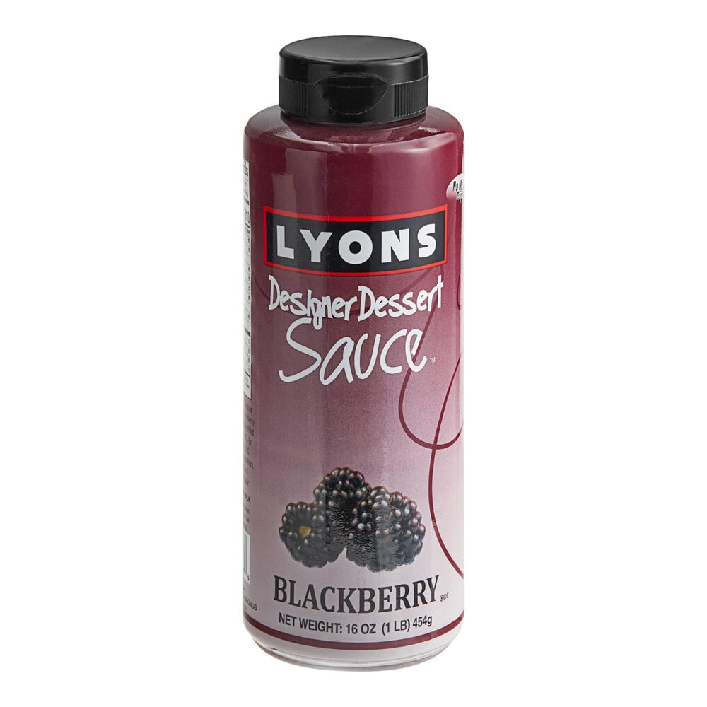 Lyons Raspberry Sauce Lyons Designer Dessert Blackberry Flavoring Sauce 12 fl. oz. (16 oz ...