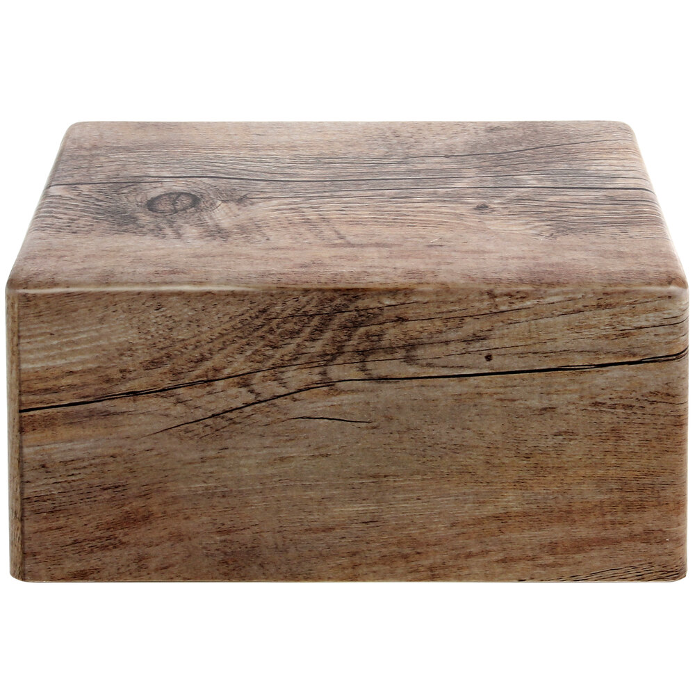 Elite Global Solutions M1065 Fo Bwa Rectangular Faux Driftwood Melamine ...