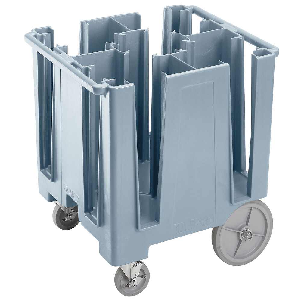 Cambro DCS950401 Slate Blue Versa Dish Caddy with Vinyl Cover 5 Column