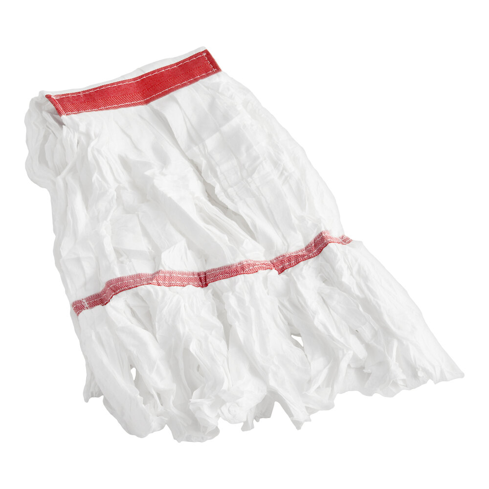 White Small Microfiber Wet Mop Head with 1