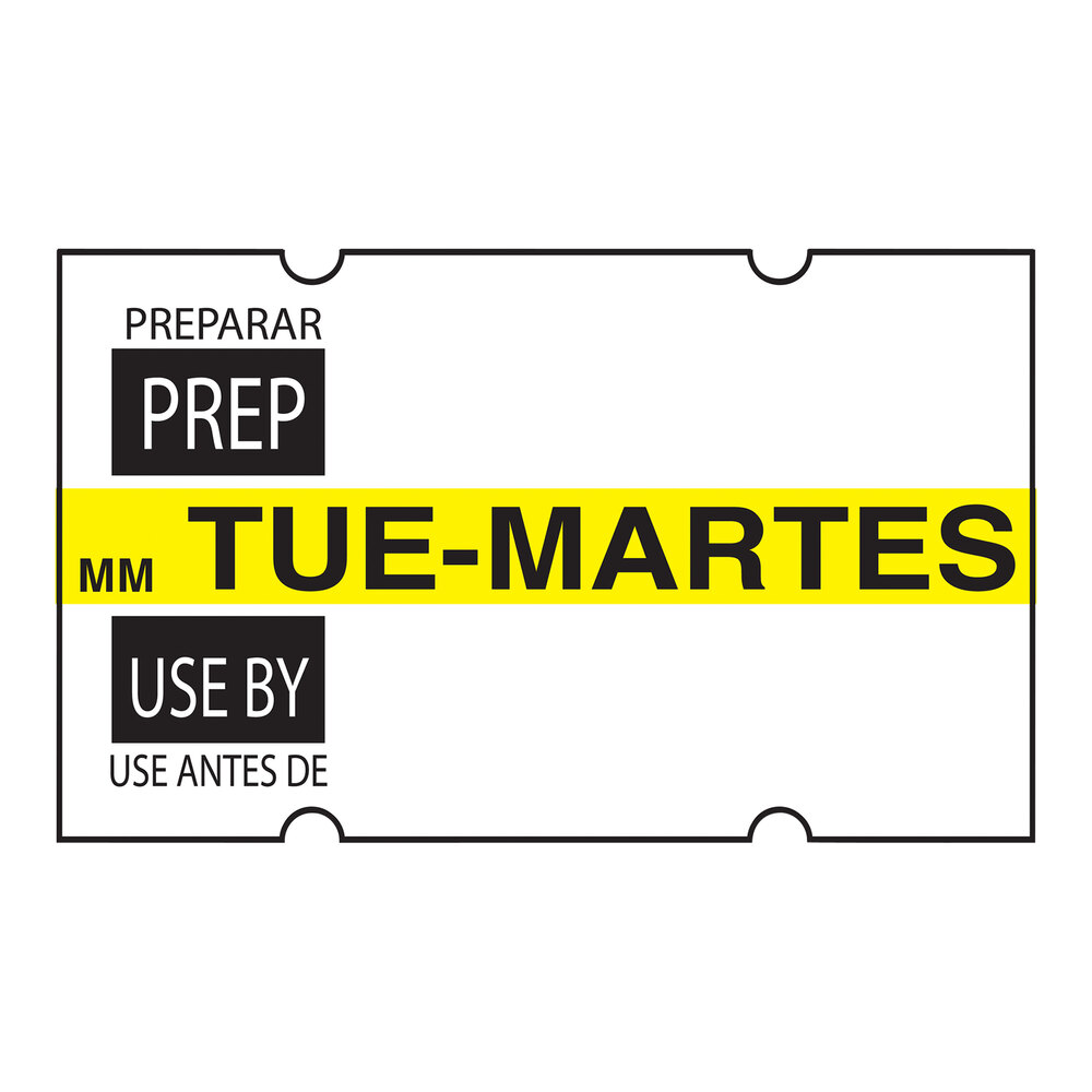 Daymark MoveMark Day Of The Week Removable Label - Wednesday, 1 X 2 Inch -- 12 Rolls Per Case - View #5