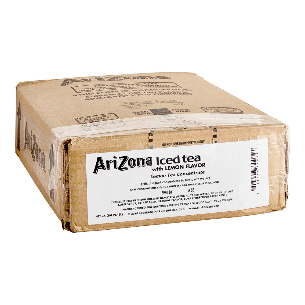 AriZona Lemon Iced Tea 2.5 Gallon Bag in Box