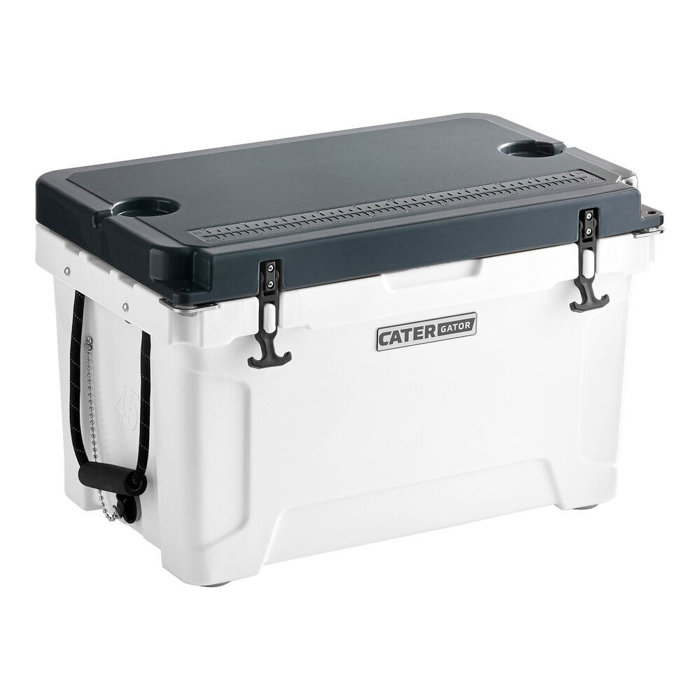 CaterGator CG45PA Panda 45 Qt. Rotomolded Outdoor Cooler / Ice Chest