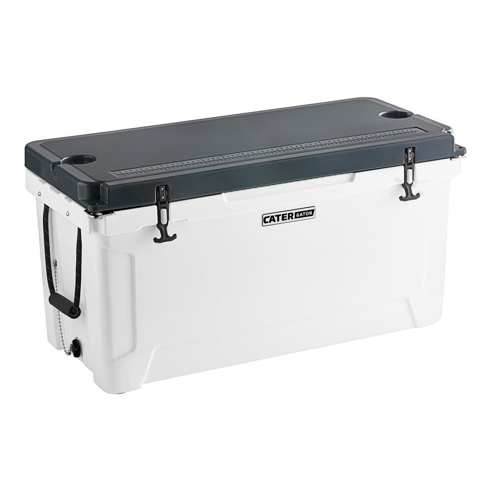 CaterGator CG100PA Panda 110 Qt. Rotomolded Outdoor Cooler / Ice Chest