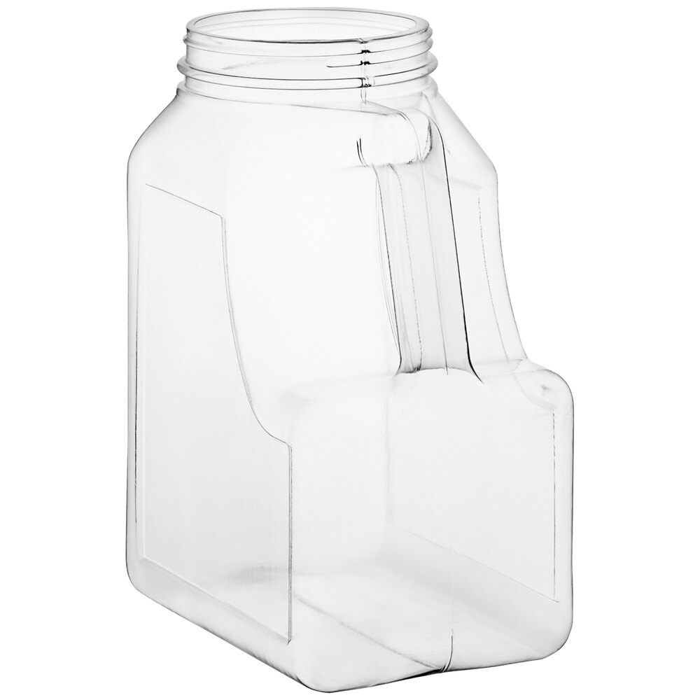 160 oz. Rectangular Plastic Spice Container - 168/Bundle