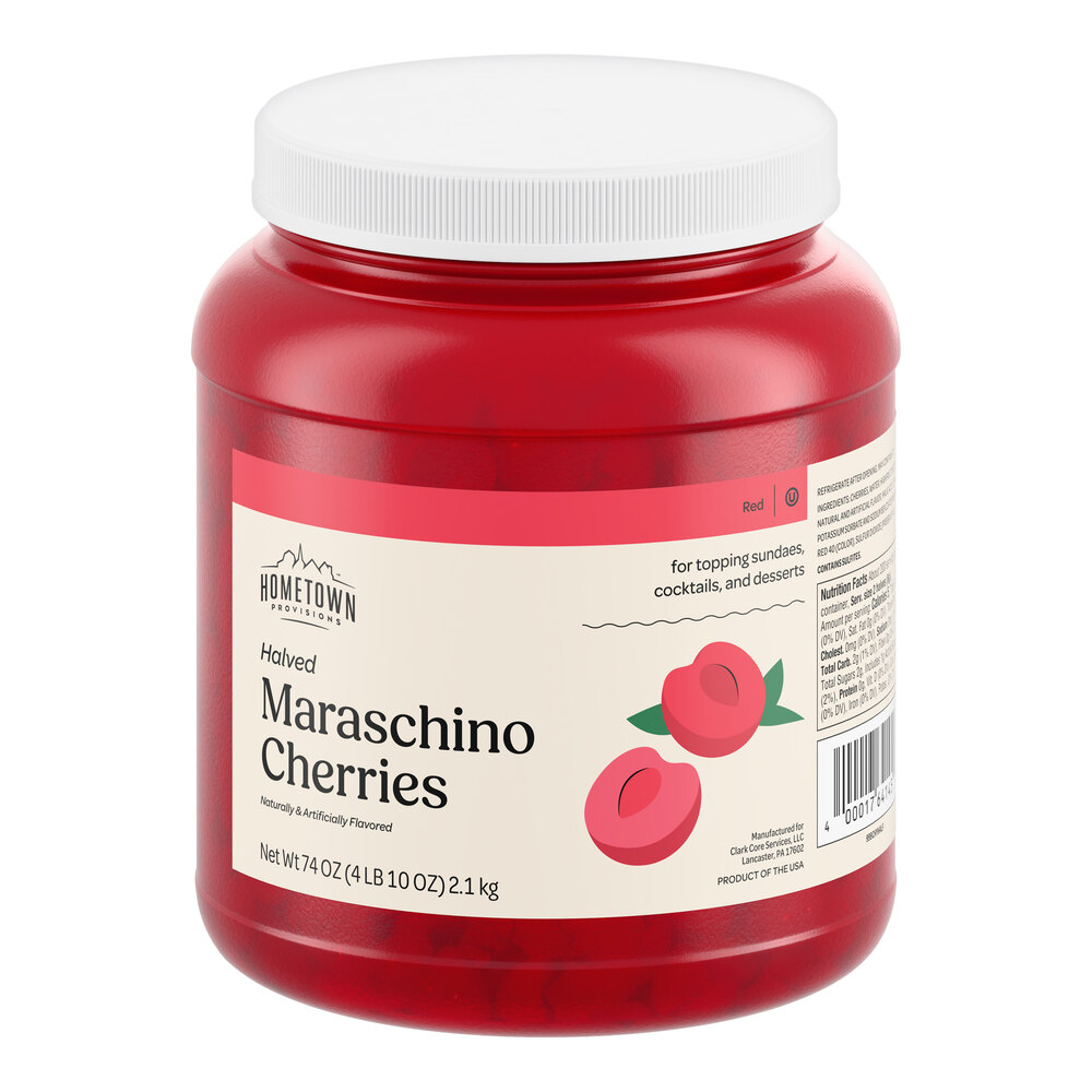 Hometown Provisions Maraschino Cherry Halves 74 oz.