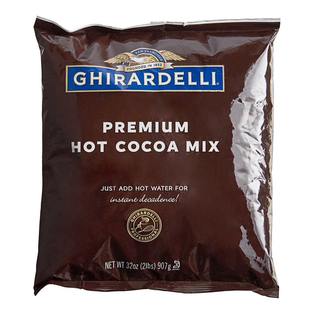 Ghirardelli Premium Hot Cocoa Mix 2 lb. - 4/Case