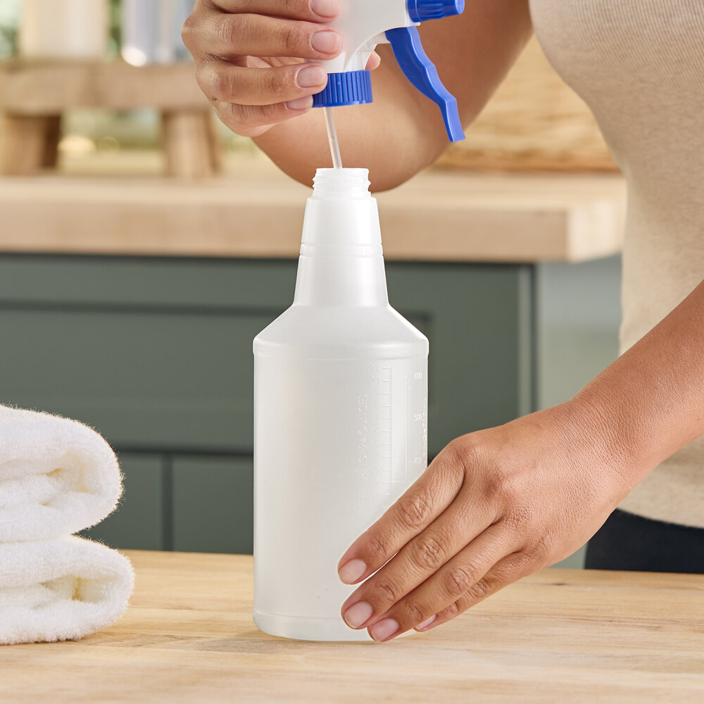 24 oz. Unlabeled Plastic Bottle - 12/Case