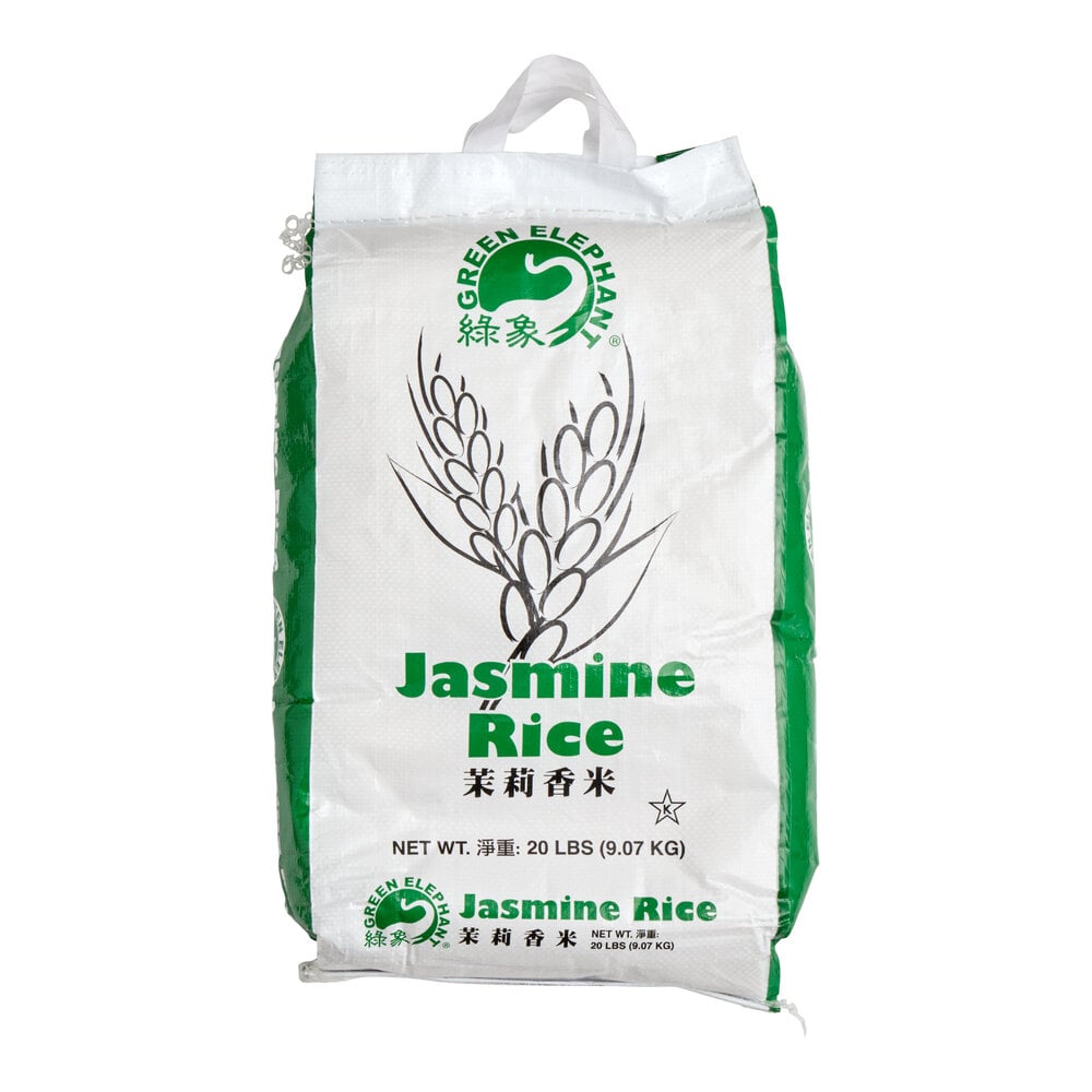 Green Elephant Jasmine Rice 20 lb.