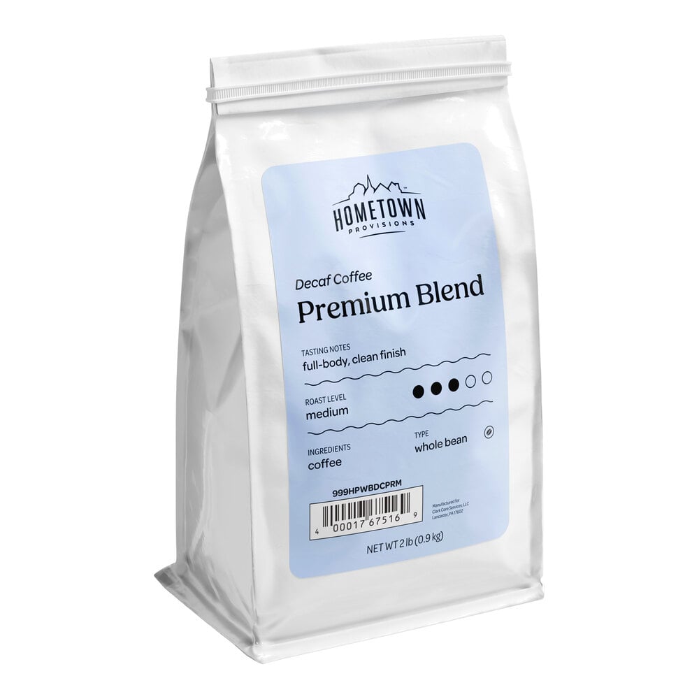 Hometown Provisions Premium Blend Whole Bean Decaf Coffee 2 lb.