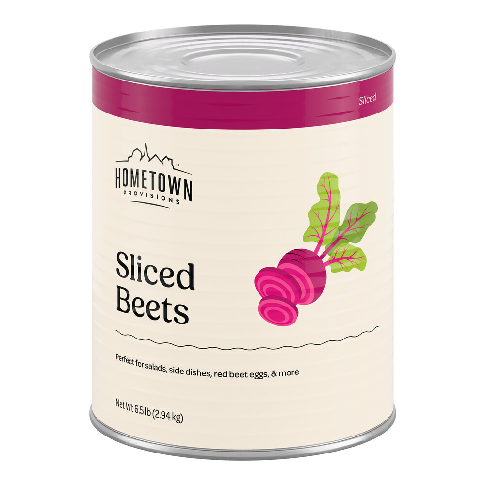 Beets Package Hometown Provisions Sliced Beets #10 Can - 6/Case