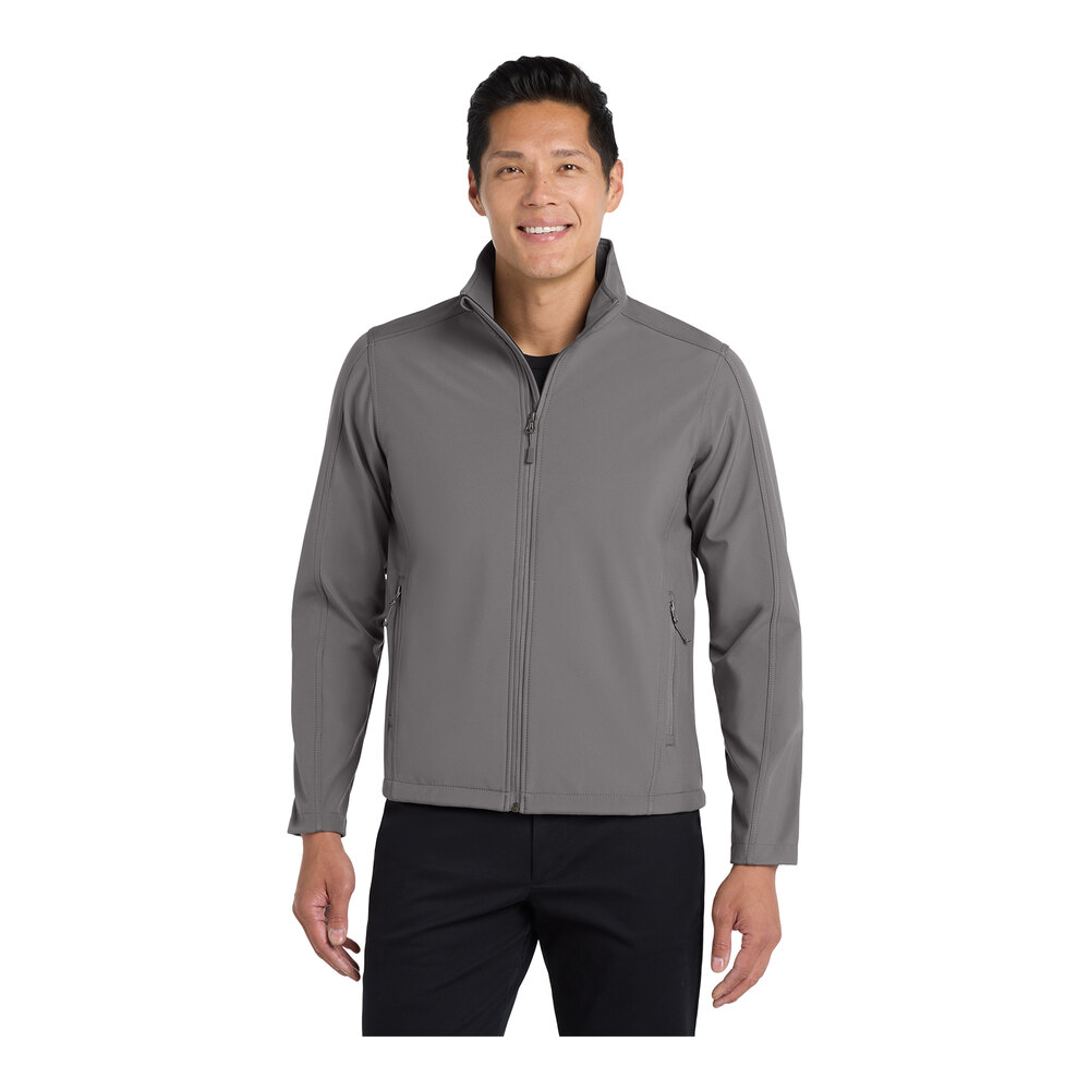 Port Authority J317 Unisex Customizable Deep Smoke Core Soft Shell ...