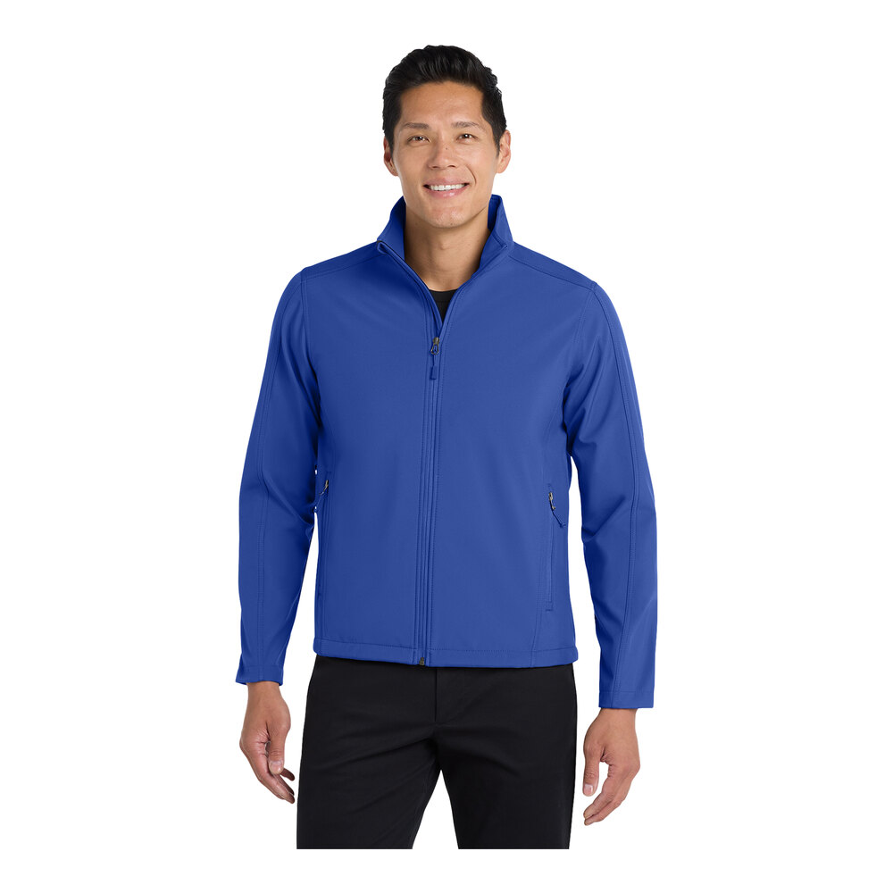 Port Authority J317 Unisex Customizable True Royal Core Soft Shell ...