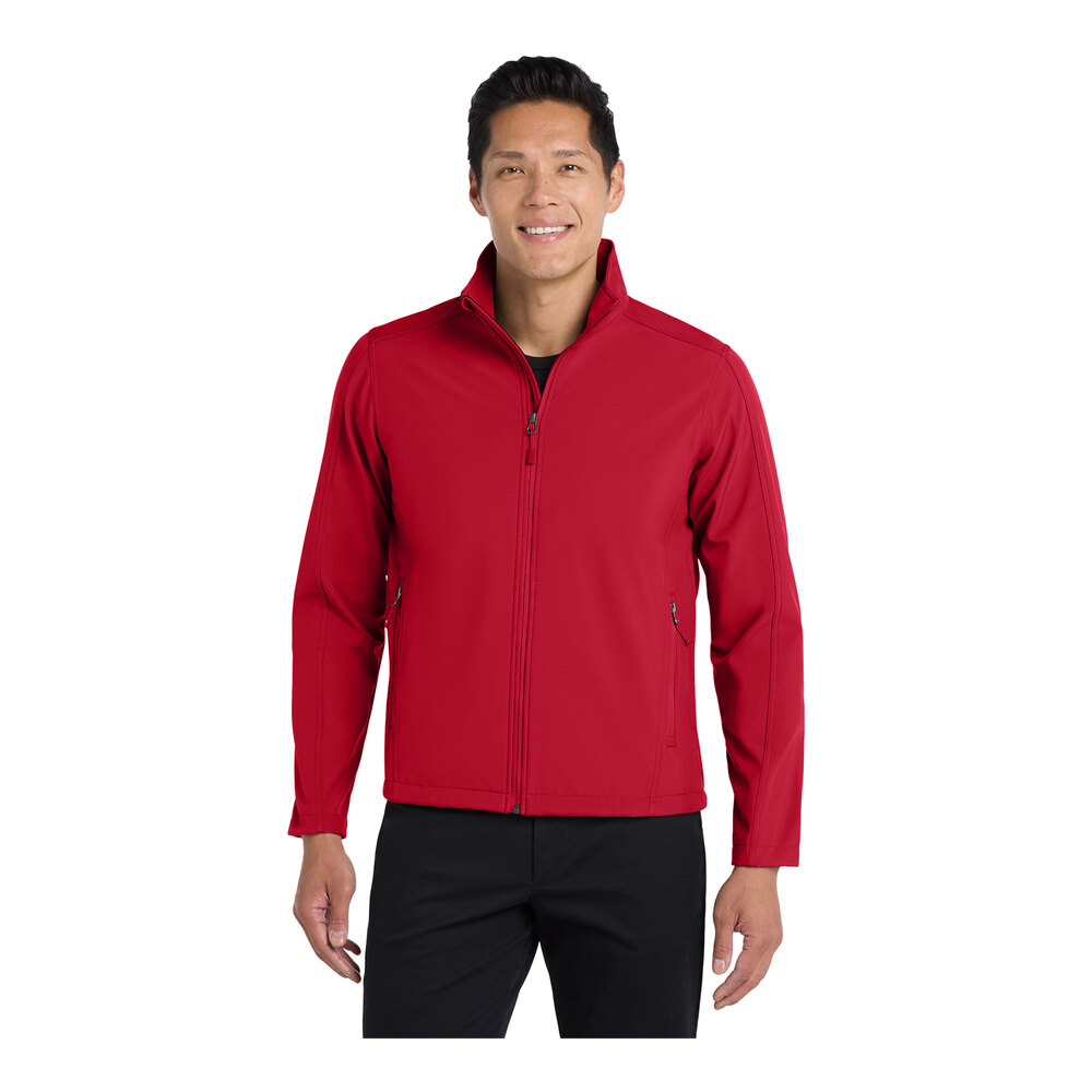 Port Authority J317 Unisex Customizable Rich Red Core Soft Shell Jacket ...