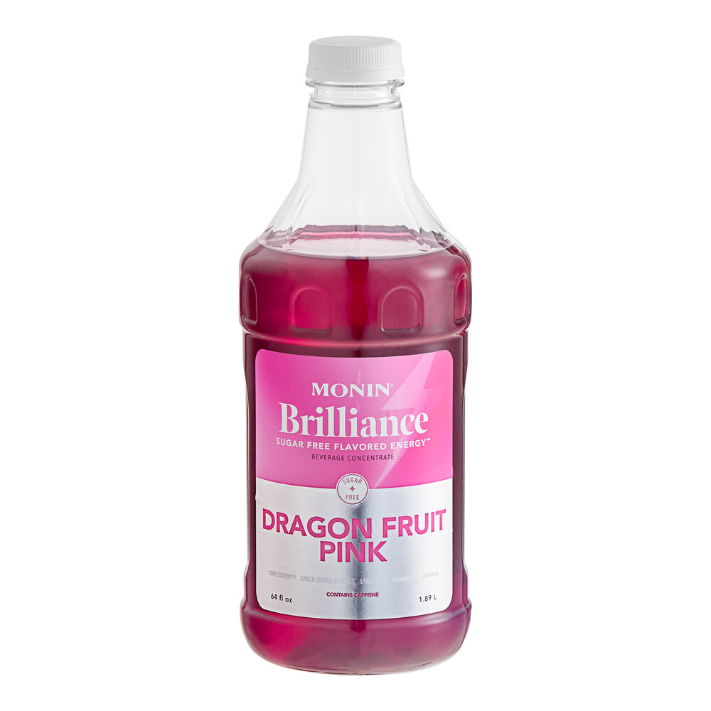 Monin Brilliance Sugar-Free Dragon Fruit Pink Natural 5:1 Energy Monin Brilliance Sugar-Free Dragon Fruit Pink Natural 5:1 Energy