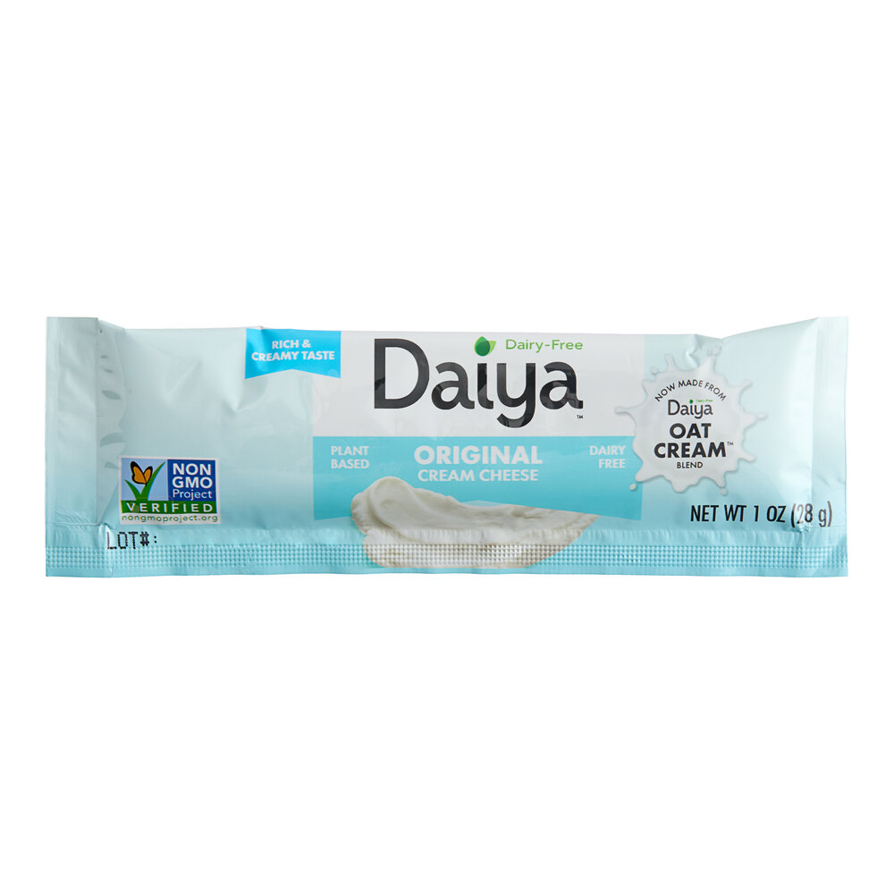 Daiya Vegan Cream Cheese Single Serve Packet 1 oz. - 100/Case