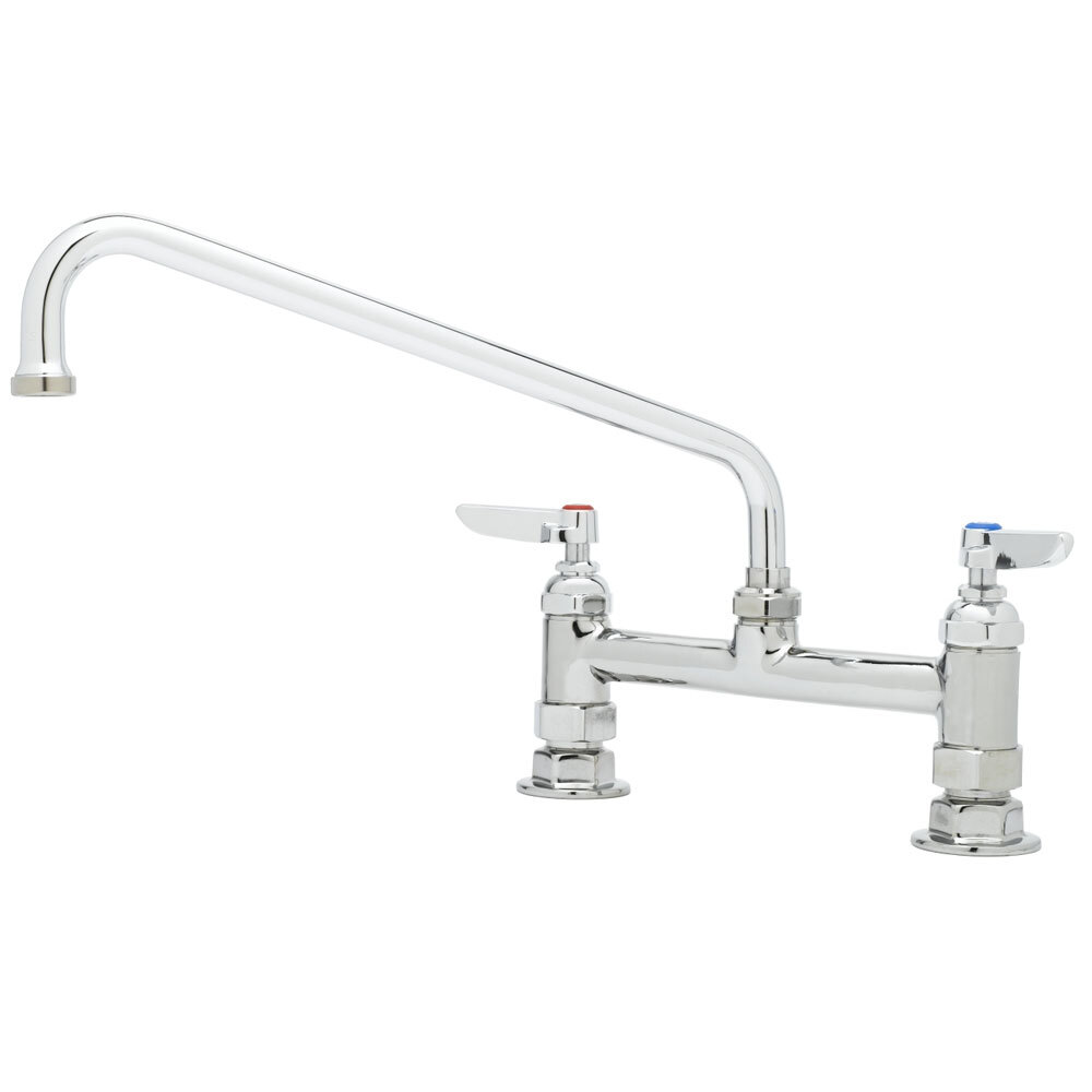 T&S Brass B 2990 WH4 VF05 Cuerpo Oculto Centro De 8 Pulgadas Caño