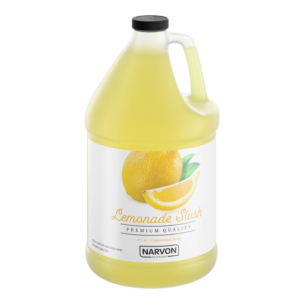 Narvon 1 Gallon Lemonade Concentrate – 5:1 Beverage Syrup, Kosher, 128oz