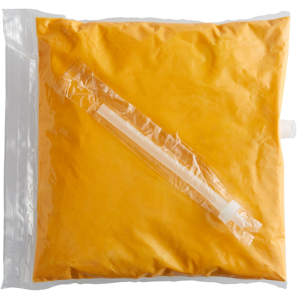 Muy Fresco 110 oz. Jalapeno Cheese Sauce Bag 4/Case