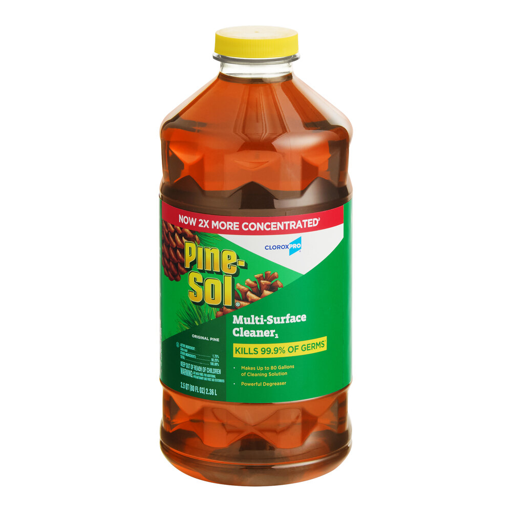 CloroxPro Pine-Sol CLO60606CT 80 oz. Original Pine Scent Multi