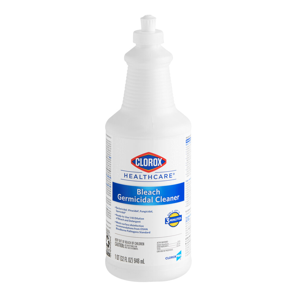 Clorets CloroxPro Clorox Healthcare CLO68832 32 oz. Bleach Germicidal