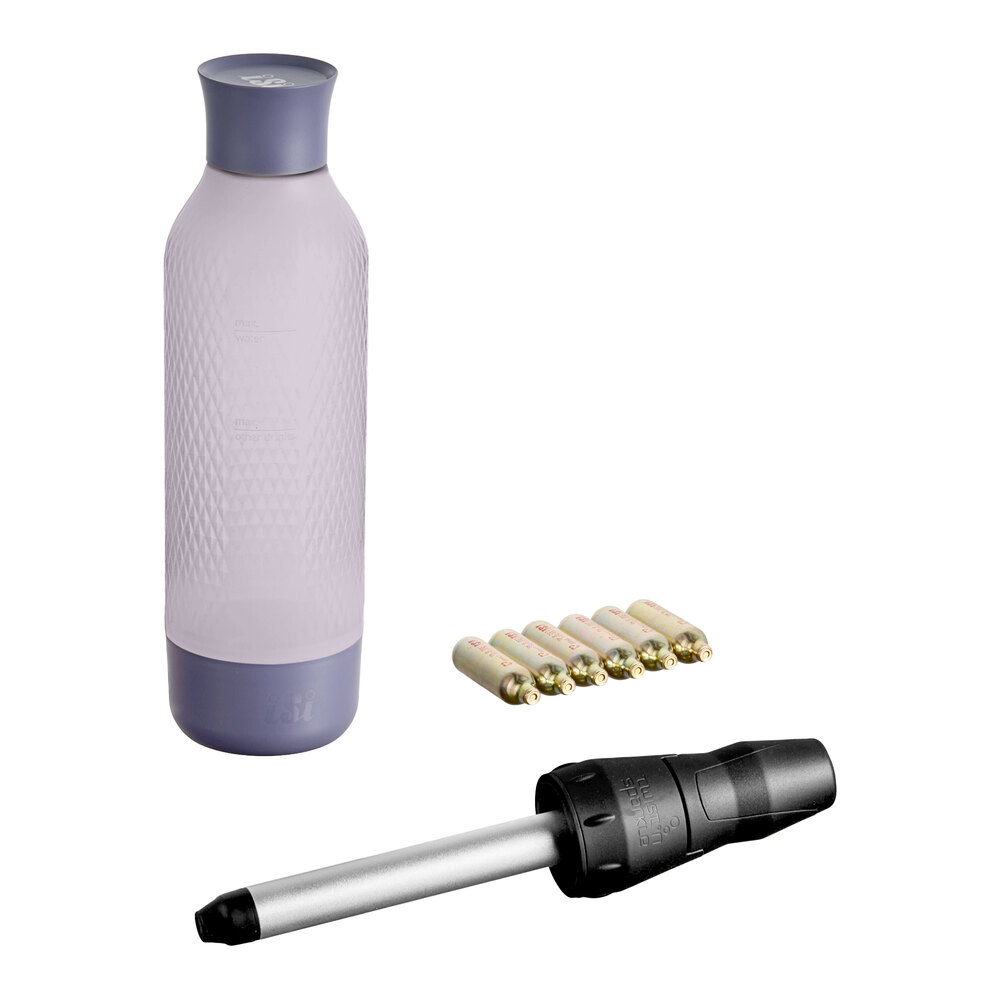 iSi Twist'N Sparkle Virtuoso 1 Liter Lilac Sparkling Beverage