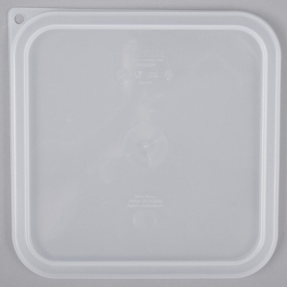 Cambro SFC6SCPP190 Translucent 6 and 8 Qt. Camwear Seal Cover
