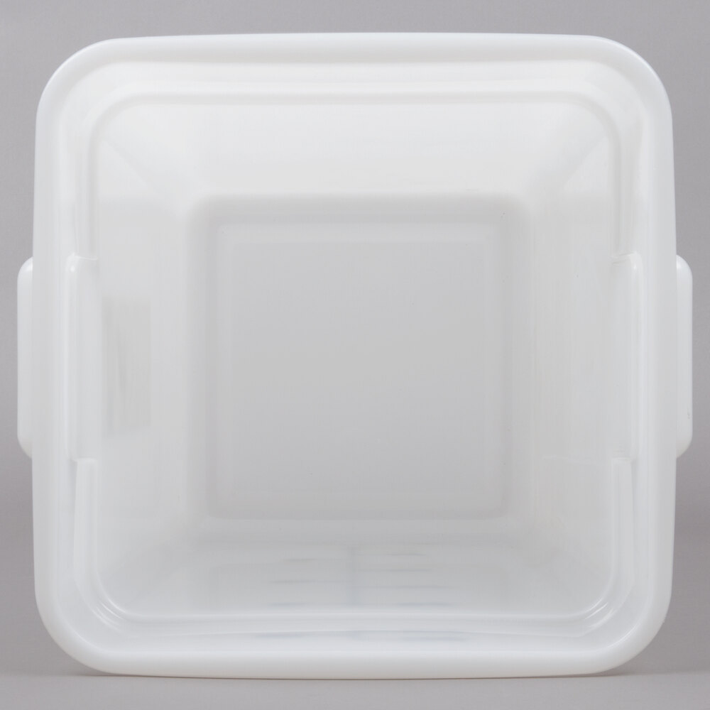 Cambro® Square Food Storage Containers - 22 Quart, White S-25374