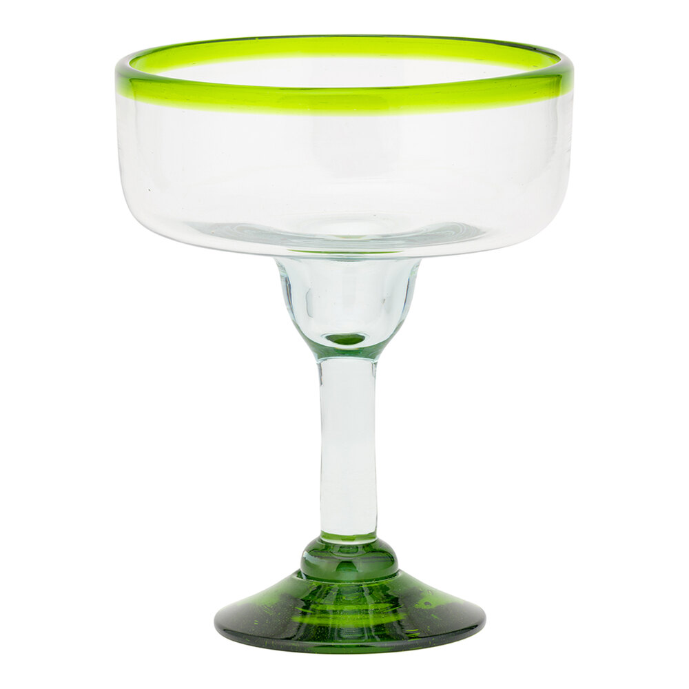 Lime Rim 10 Strawberry Street Lime Rim 15 oz. Margarita Glass - 6/Case