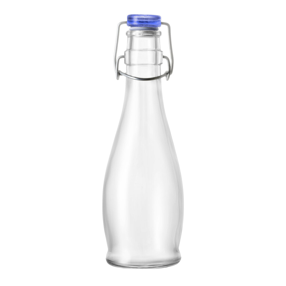 10 Strawberry Street Specialty 12 oz. Indro Glass Bottle with Swing Top ...