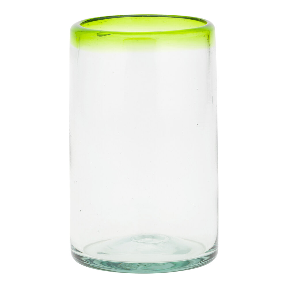 Lime Rim 10 Strawberry Street Lime Rim 16 oz. Cooler Glass - 6/Case
